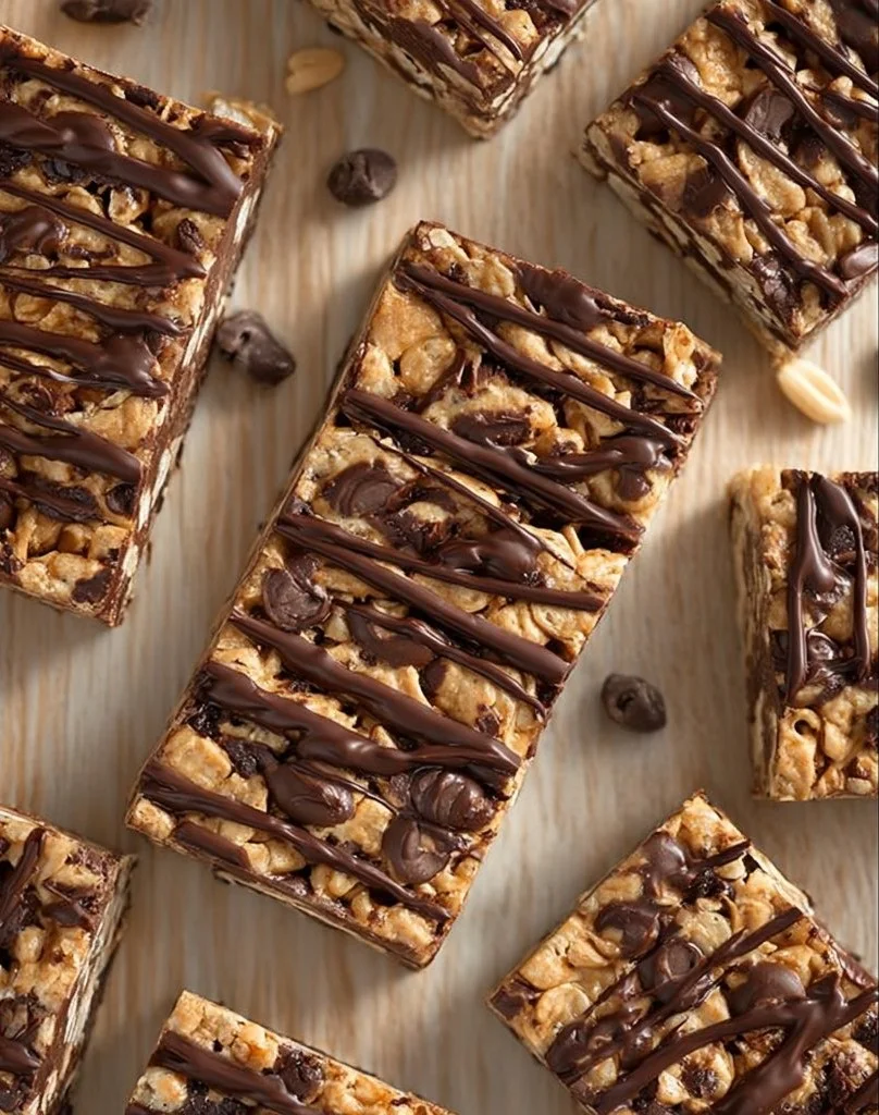 Kudos chocolate chip bars, a delicious and wholesome snack with rich chocolate flavor.