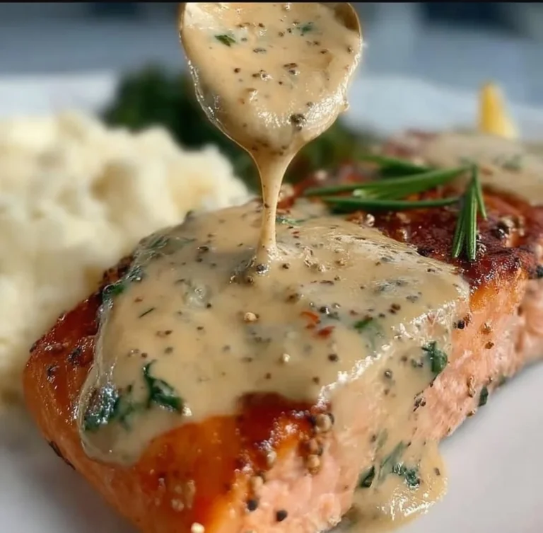 Delicious Marry Me Salmon recipe served on a plate with herbs